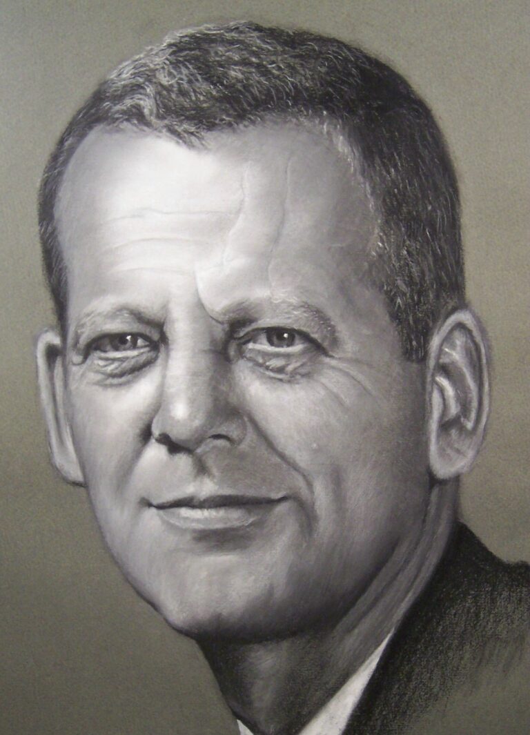 Portrait in Black and white by James H. Wiren