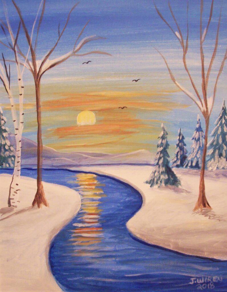 AWAS Winter Painting