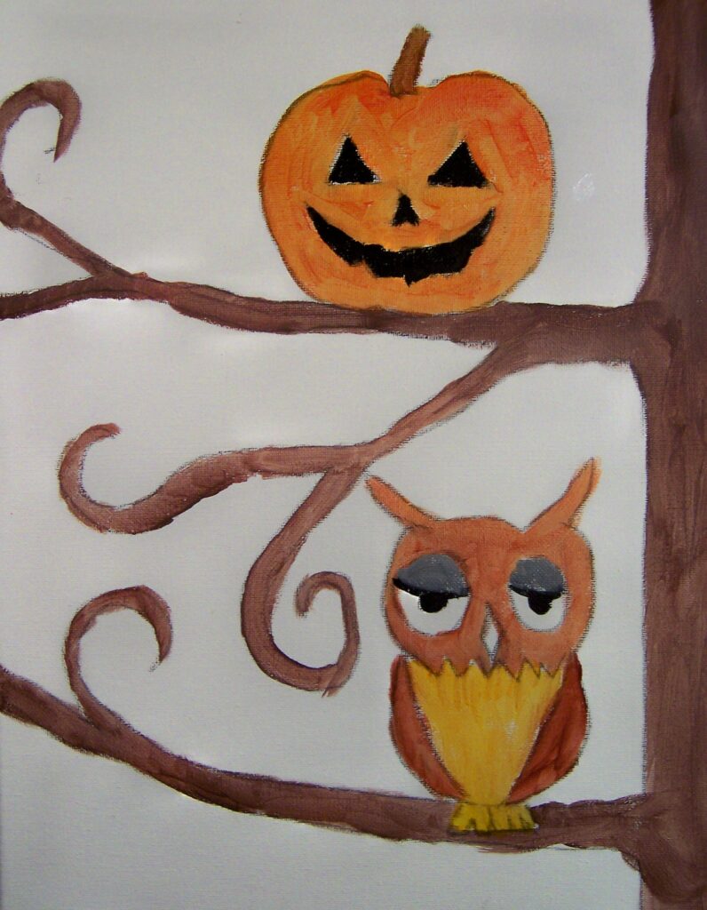 Pumpkin and Owl